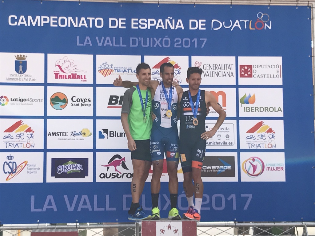 Marcos Yániz, subcampeón de España de duatlón